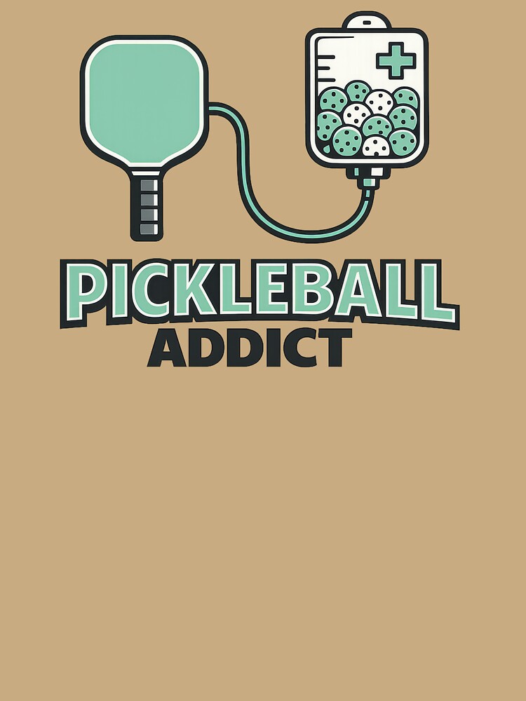 Pickleball Addict Funny IV Drip Design by gagepd