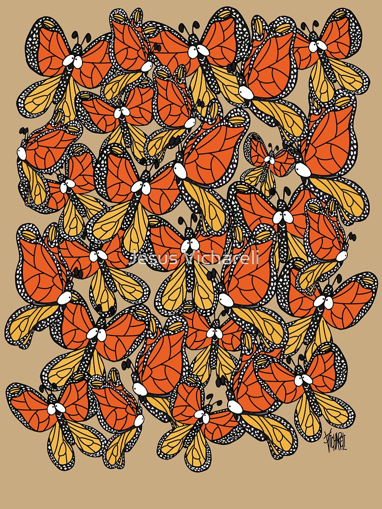 A FLUTTER OF MONARCHS by Jesus Vichareli