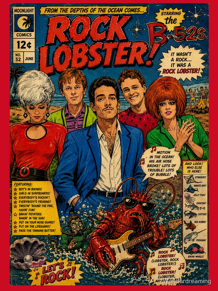 Rock Lobster B-52s comic by Wanderdreaming