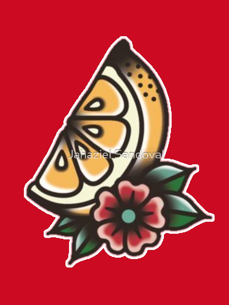 Lemon Traditional Tattoo by Jahaziel Sandoval