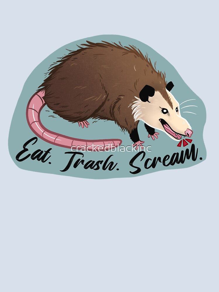 Eat. Trash. Scream. by crackedblackinc