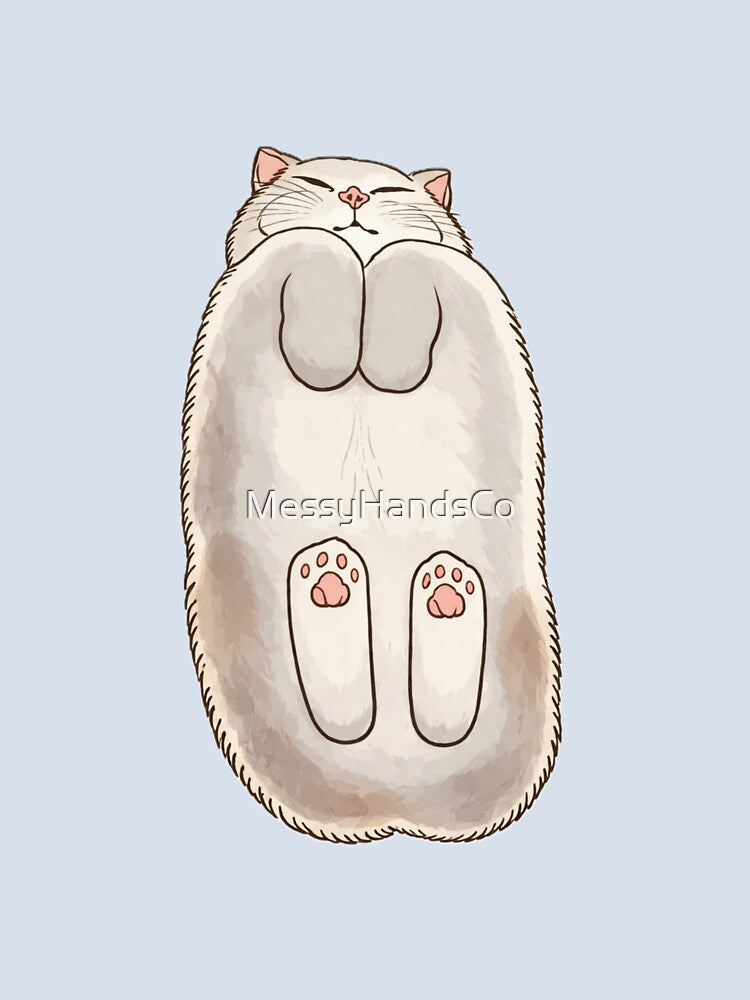 Cat Loaf From Below by MessyHandsCo