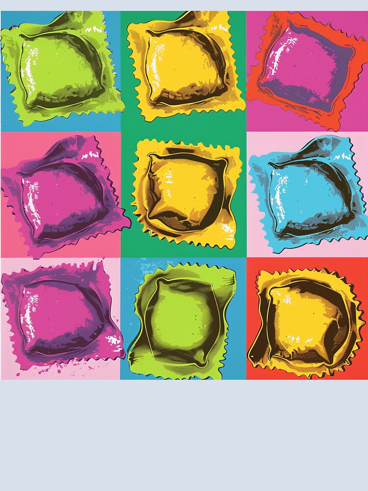 Ravioli Pasta Pop Art 2 by AstroRisq