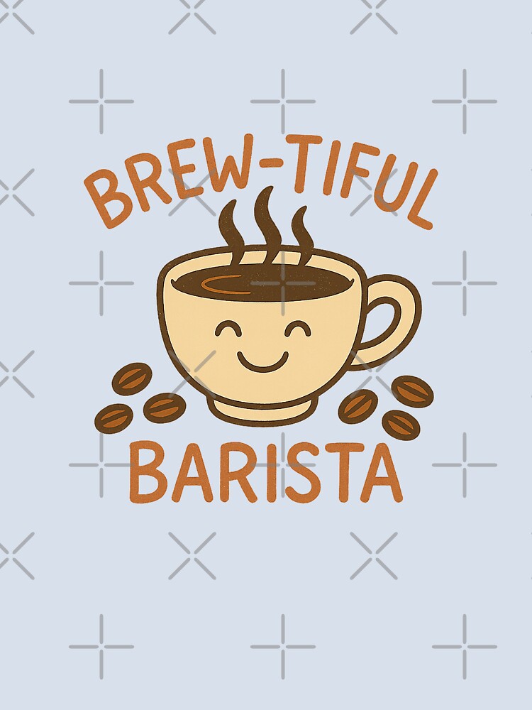 Brew-tiful Barista – Smiling Coffee Cup with Transparent Background by Bratak