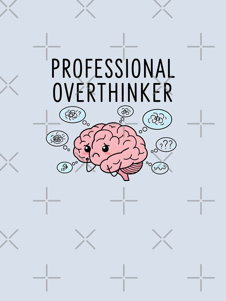 Professional Overthinker – Cute Funny Anxiety Shirt by MofazStyle