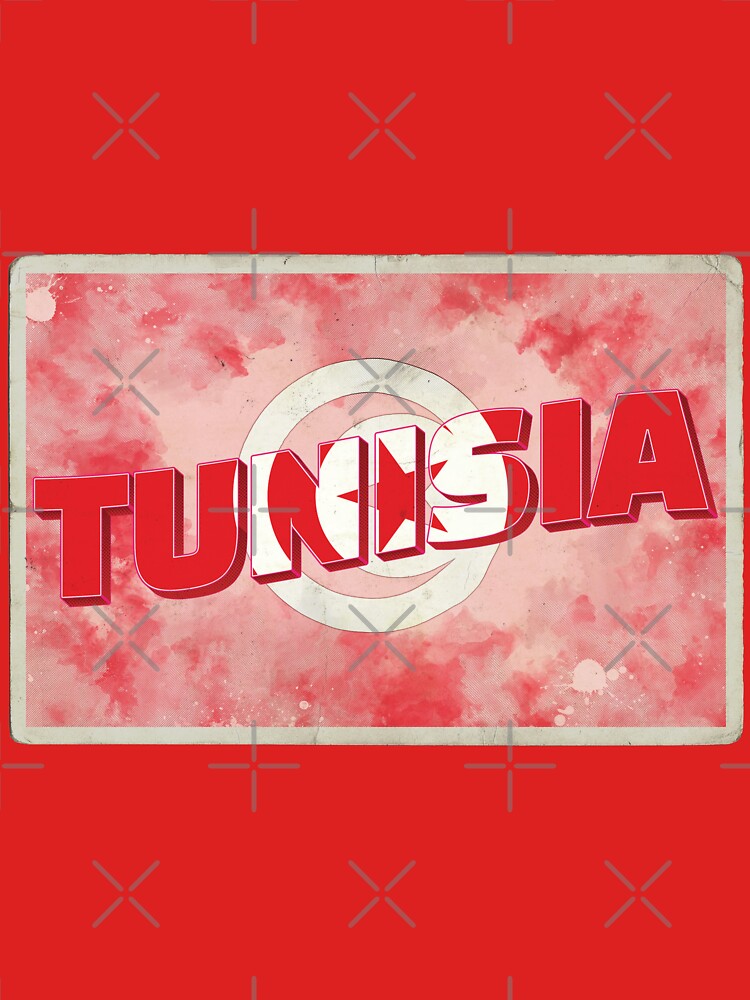 Tunisia vintage style retro souvenir by DeveloperProp0