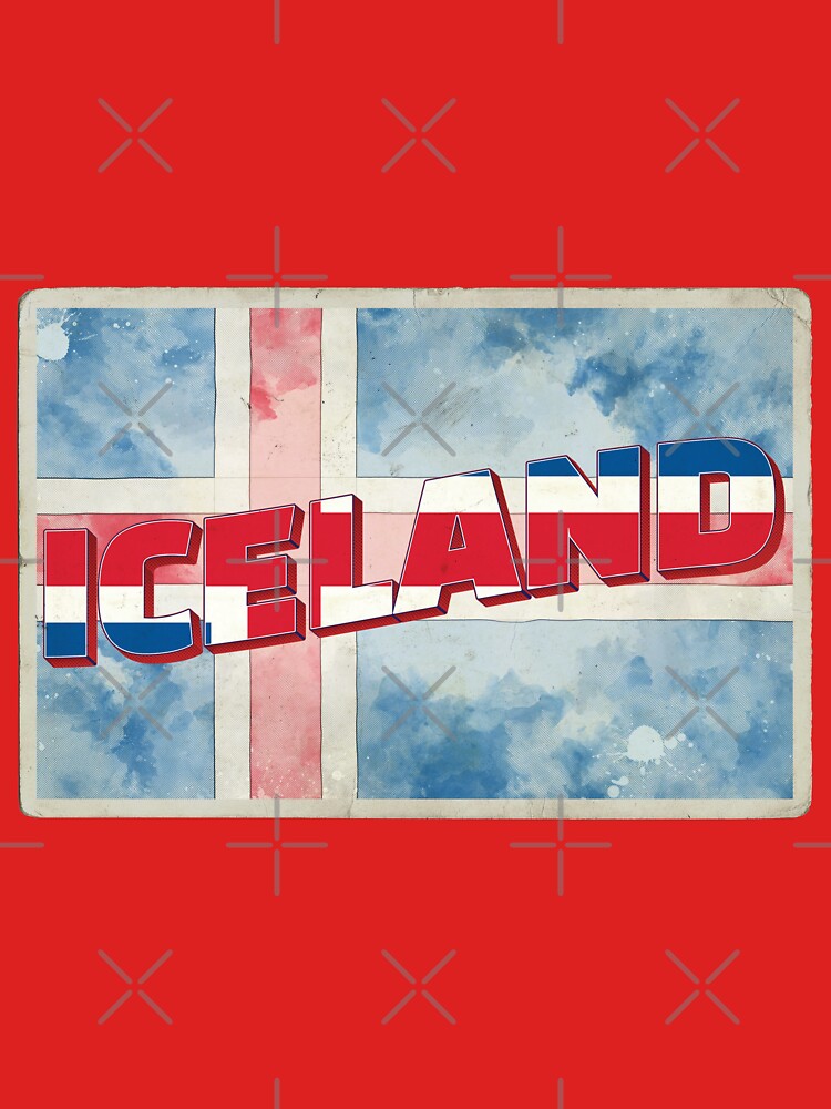 Iceland Vintage style retro souvenir by DeveloperProp0