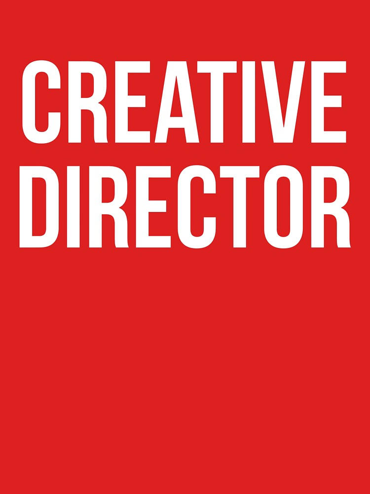Creative Director — Bold Minimalist Typography design by Gingergarlic