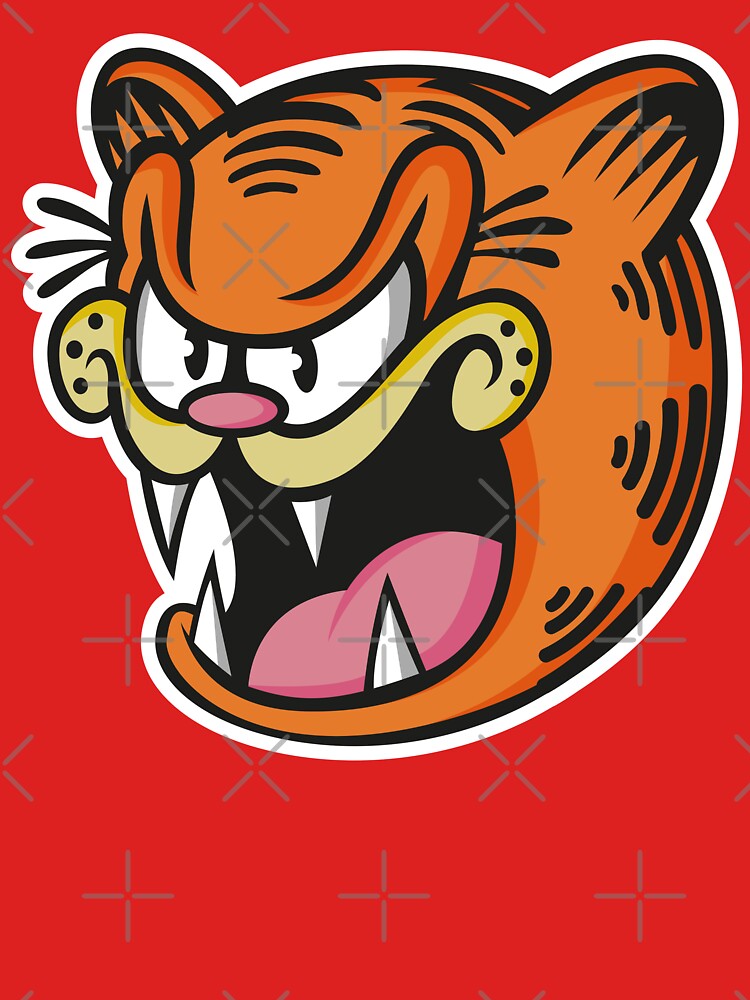 Chubby Orange Cat Cute Funny Kitty by MerlinWear