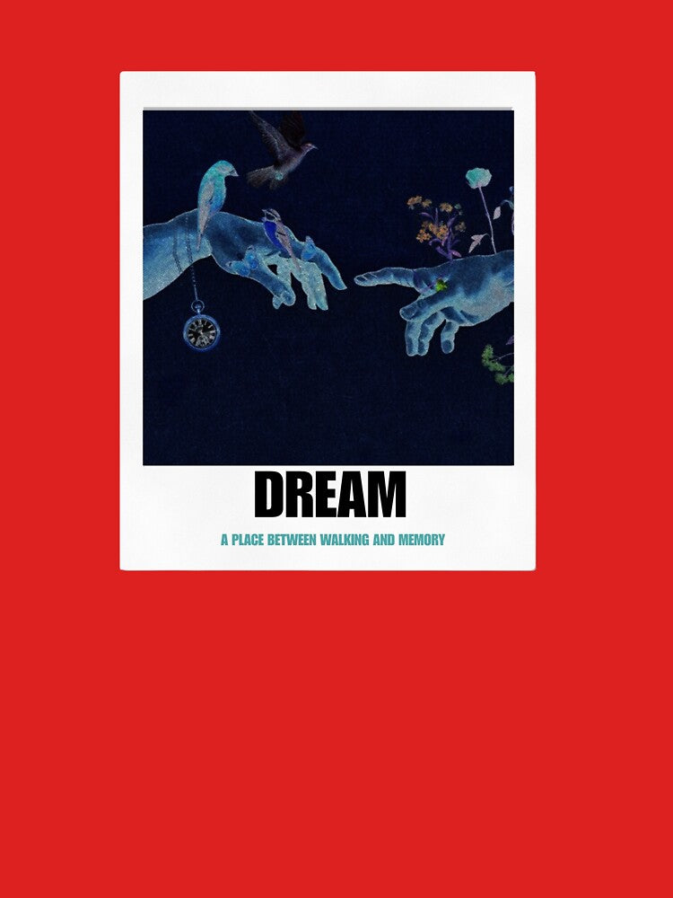 Surreal Dream Hands Blue Aesthetic Wall Art by Gingergarlic