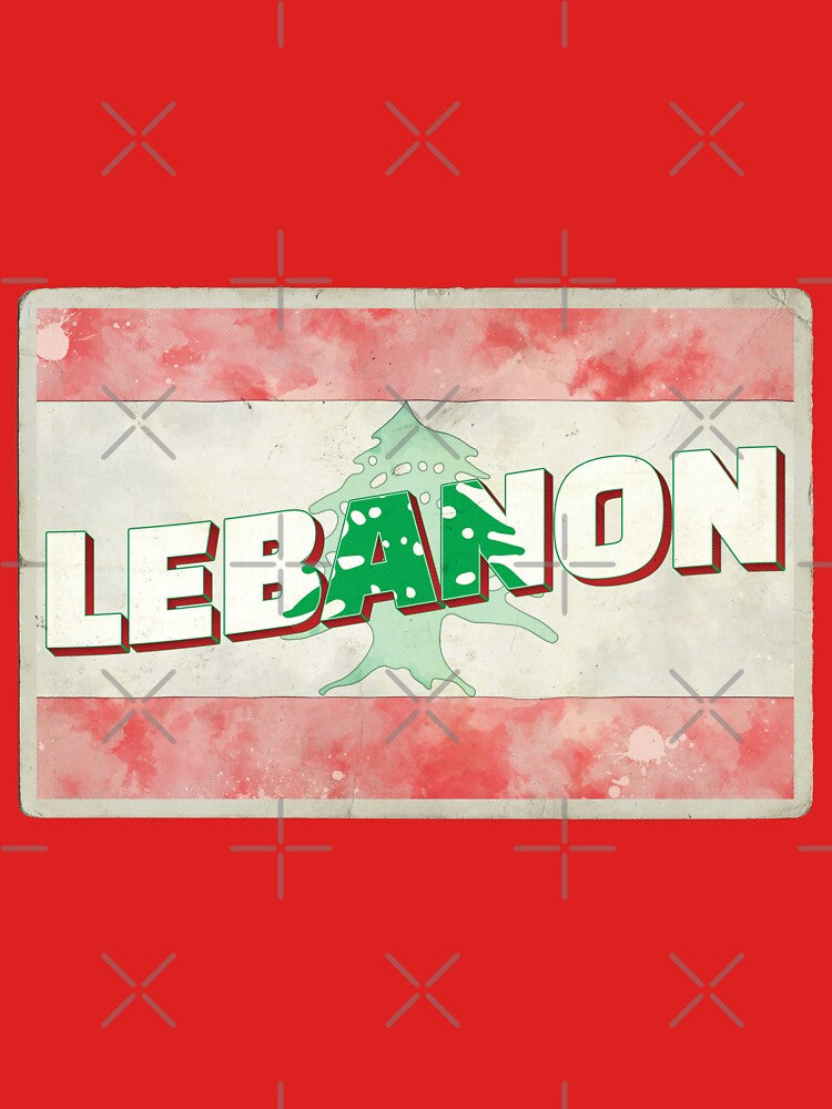 Lebanon Vintage style retro souvenir by DeveloperProp0