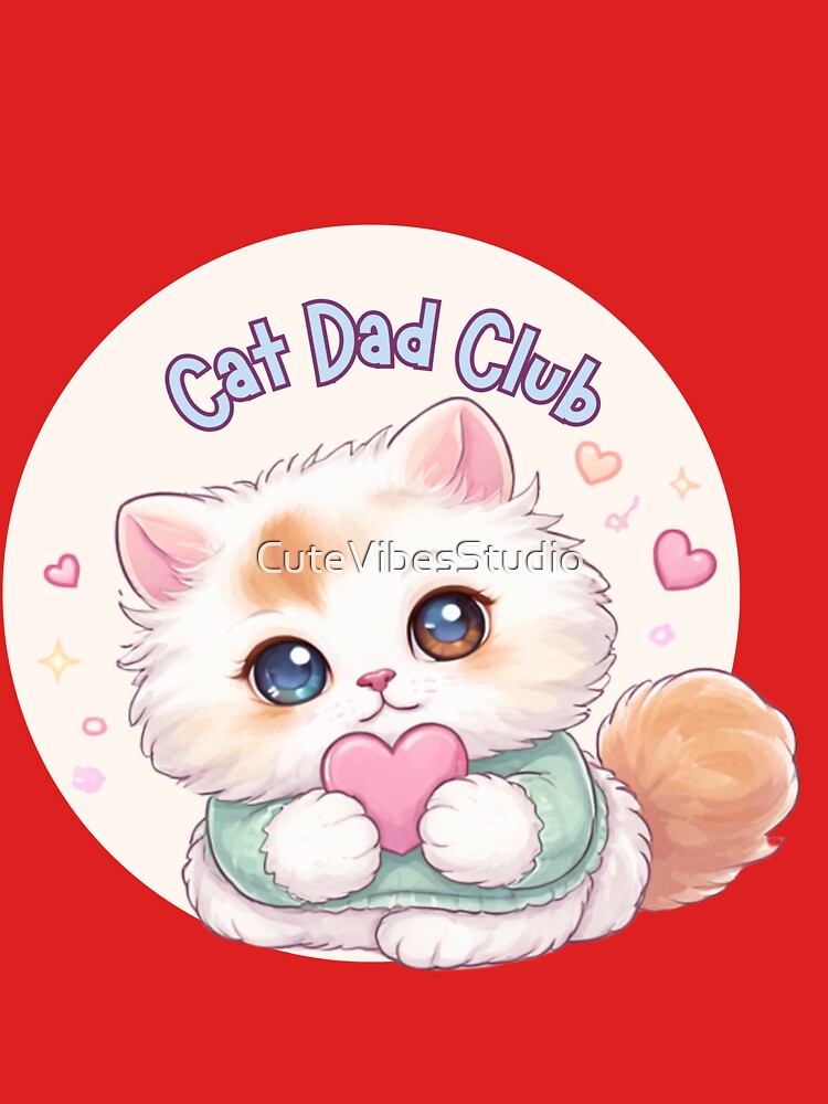 Cat Dad Club| Cute Cat Lover Design by CuteVibesStudio