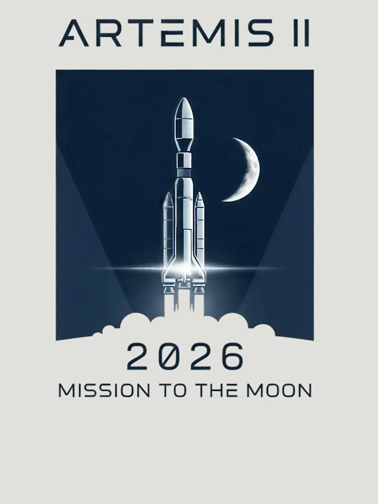 Artemis II Mission To The Moon 2026 Space Launch Art, Artemis 2 by KiwiRider