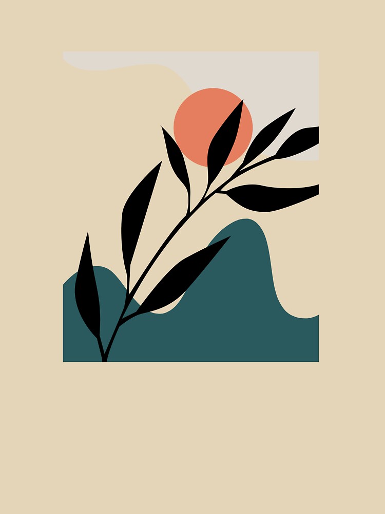 minimalist nature art by zeeminimal