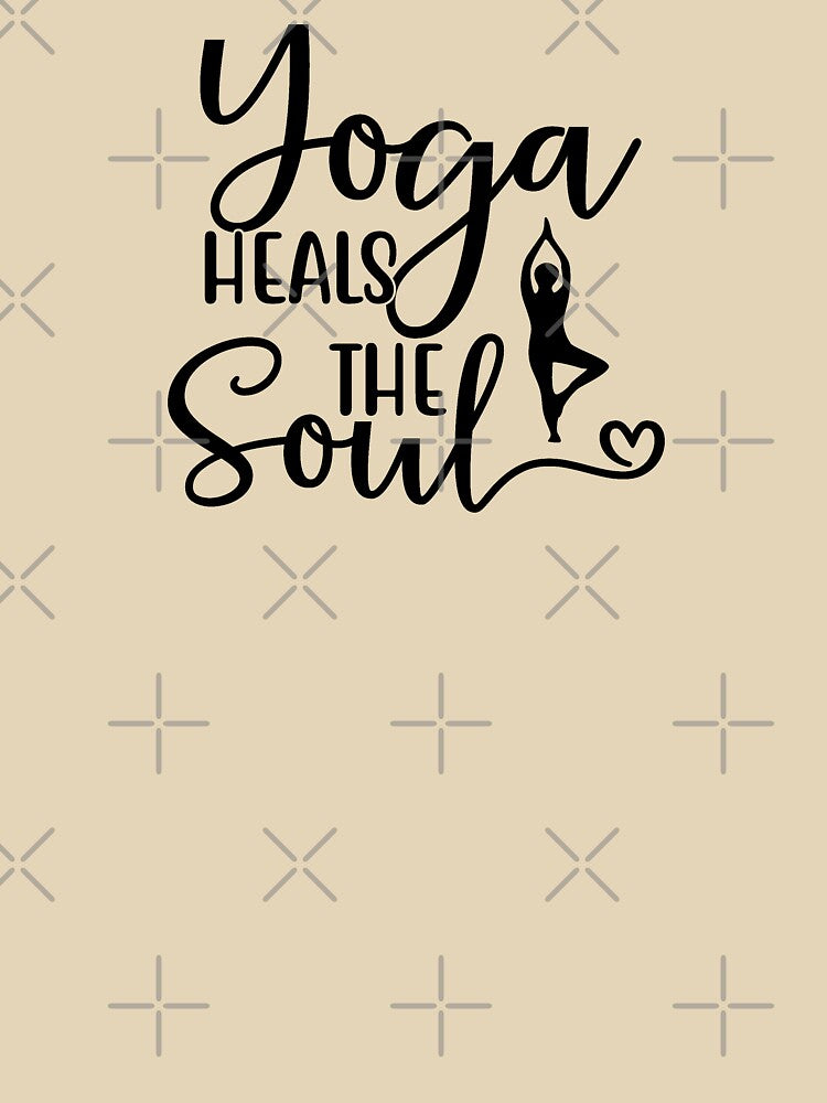 Yoga Quote Yoga Heals The Soul Motivational Saying by SoccaTamam