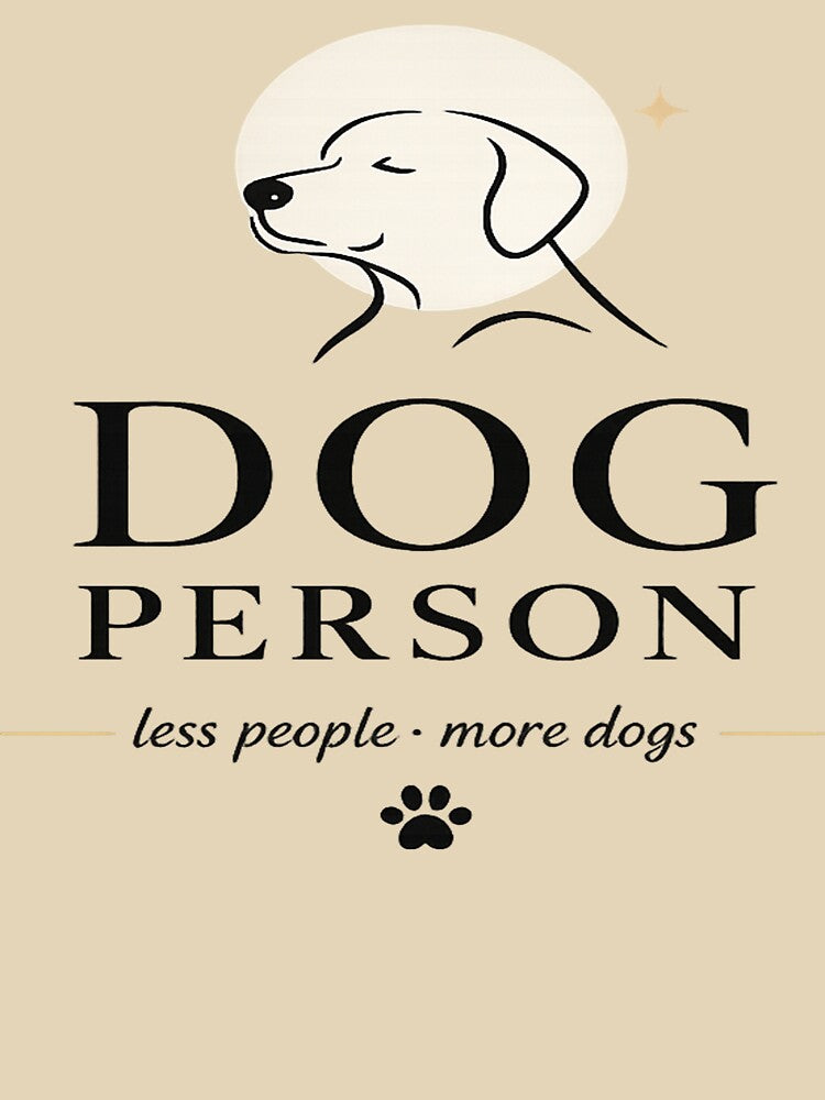 Minimal Dog Lover Premium Typography Design by DAXIFY