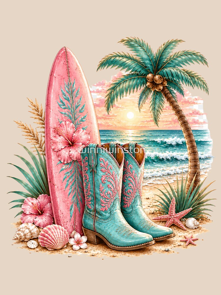 Coastal Cowgirl Beach Boots by winniwinston