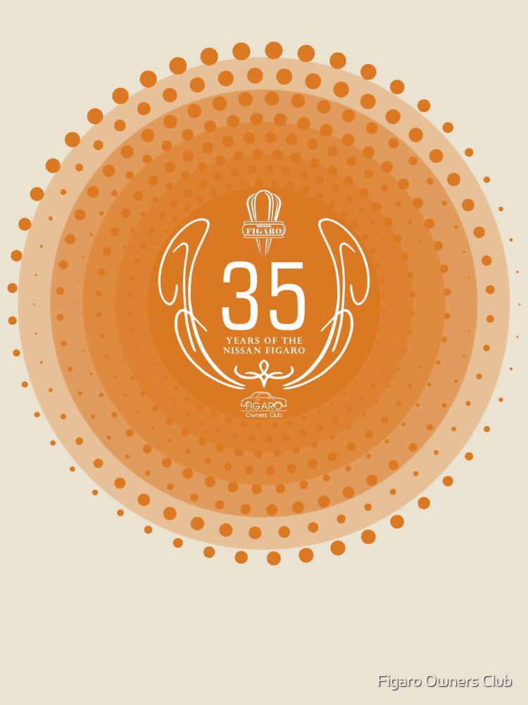 Nissan Figaro 35 Year Anniversary Crest for Big Birthday Bash by Figaro Owners Club
