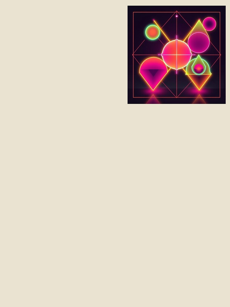 Retro Geometric Shapes | Abstract Neon Design by 1TruthMatrix