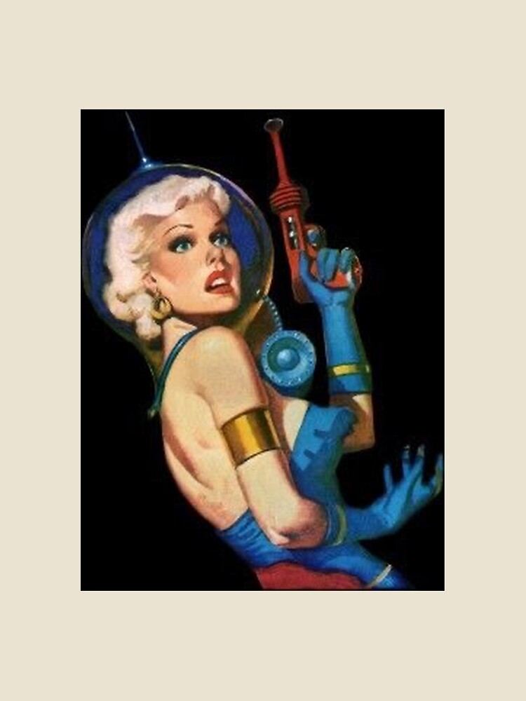 retro space girl by demitri star