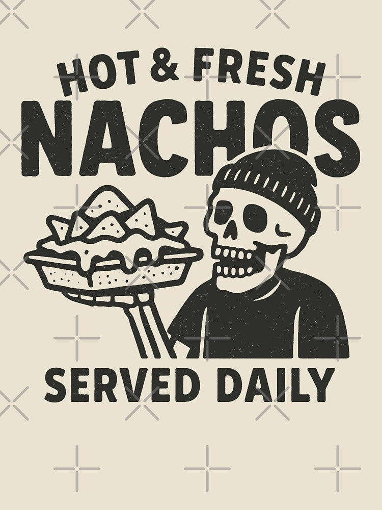 Skeleton's Daily Nacho Delight by zzz888