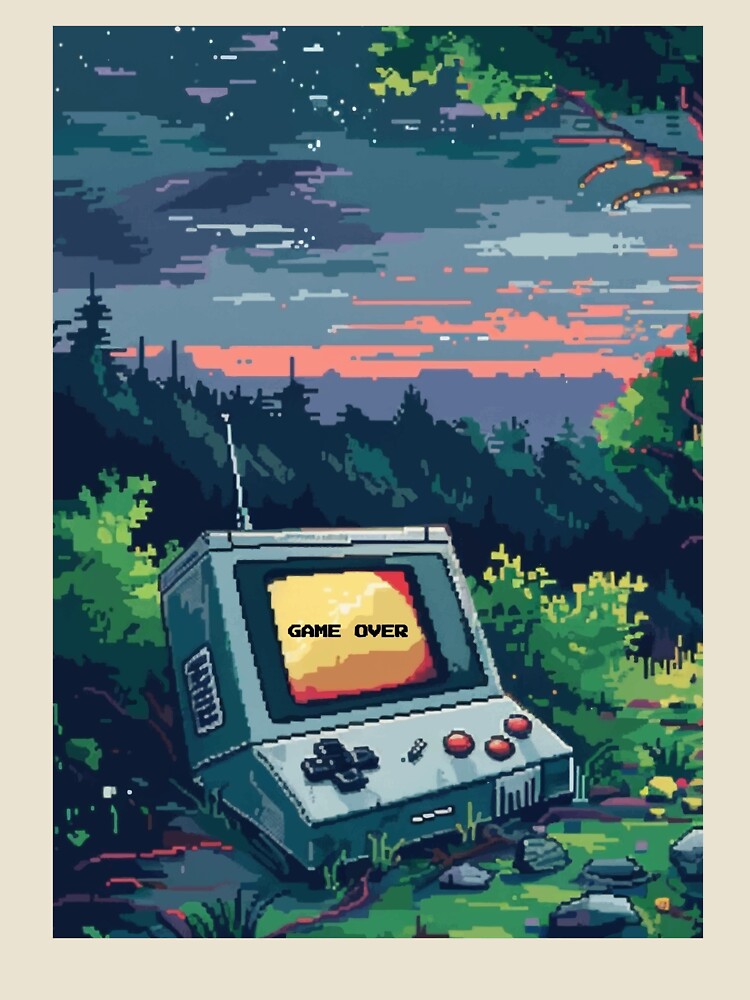 Pixel Retro Gaming – Nostalgic Arcade Tee by Hussar08