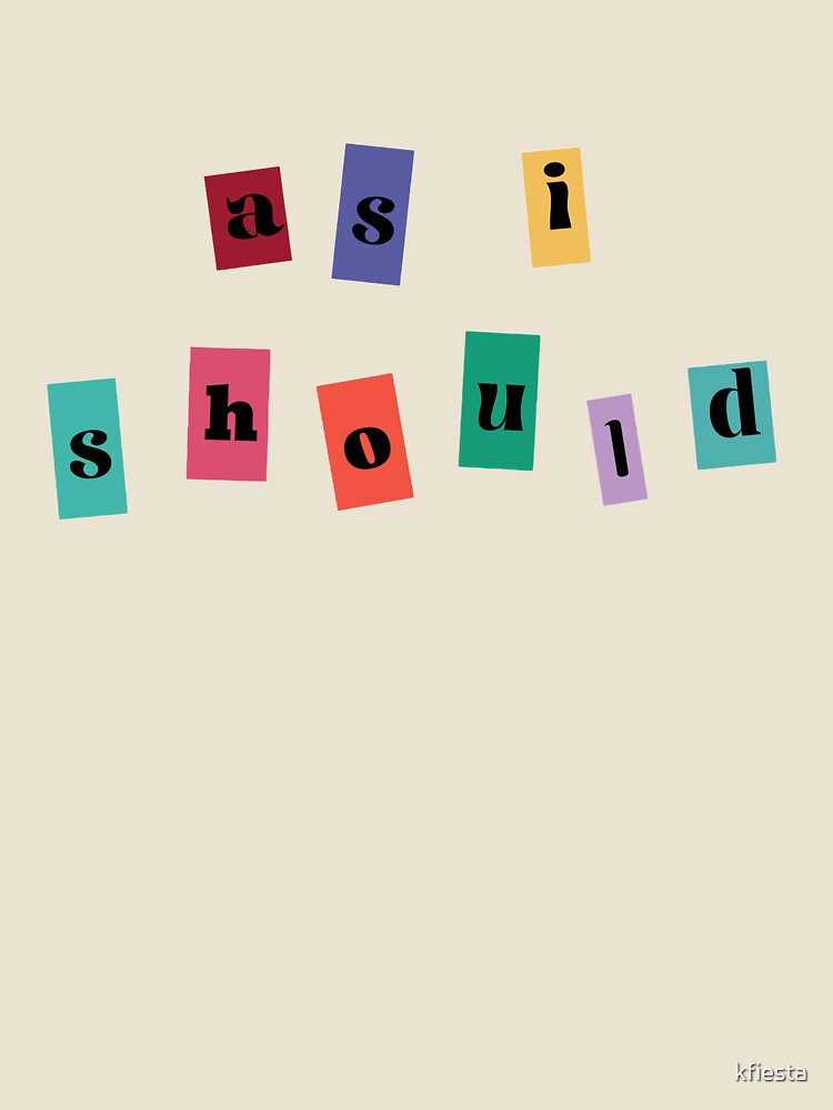 As I Should - magazine cut out by kfiesta