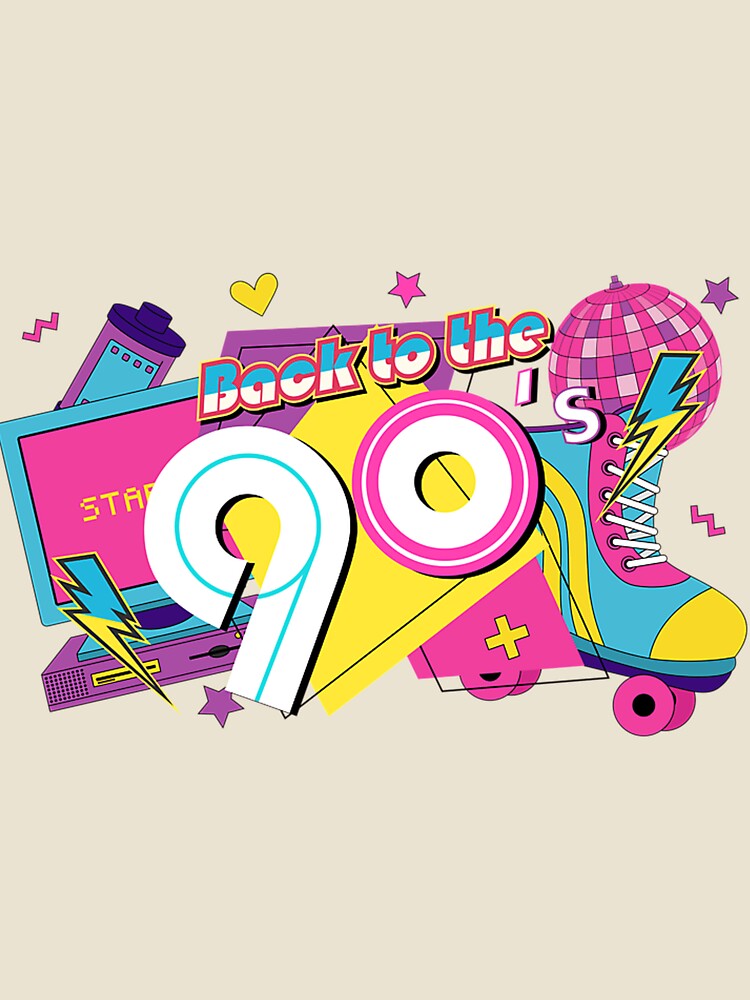 Back To The 90S Theme Colorful 90S Era by intentioncorre