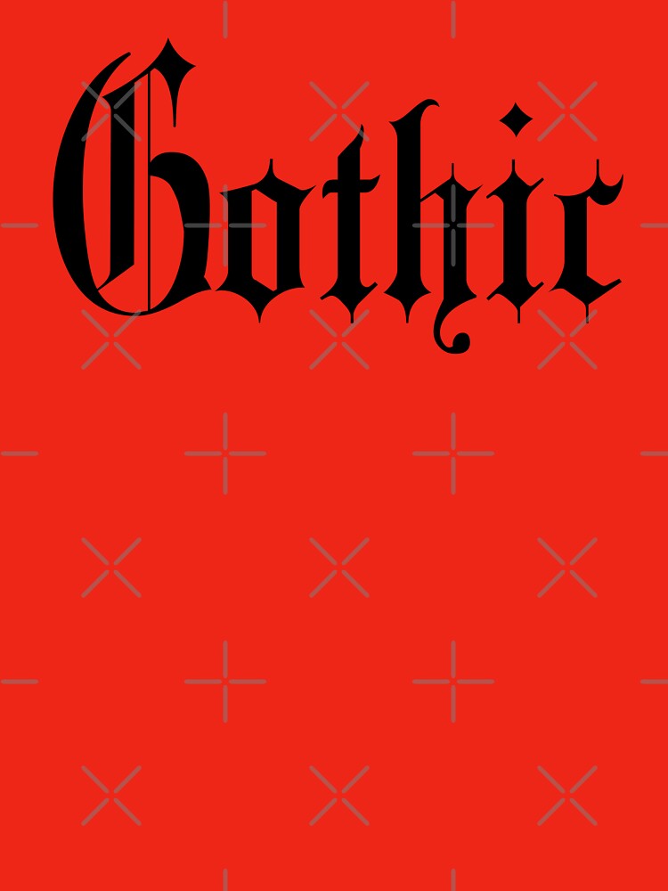 Gothic Minimalist Elegant Font Design by RainbowDoveShop