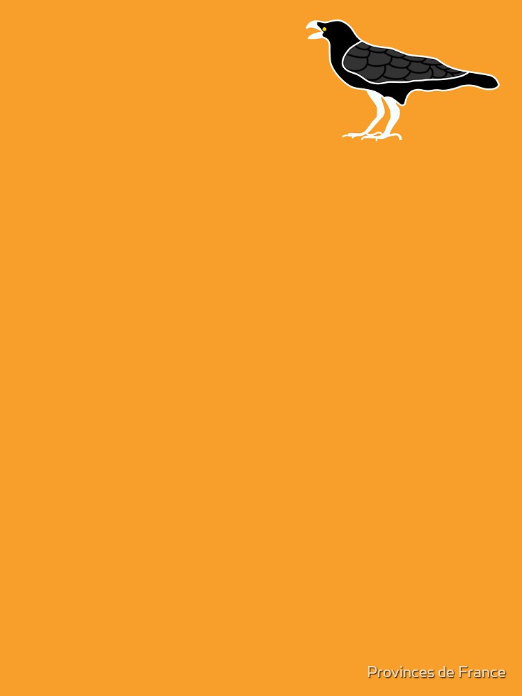 Minimalist crow logo by Provinces de France