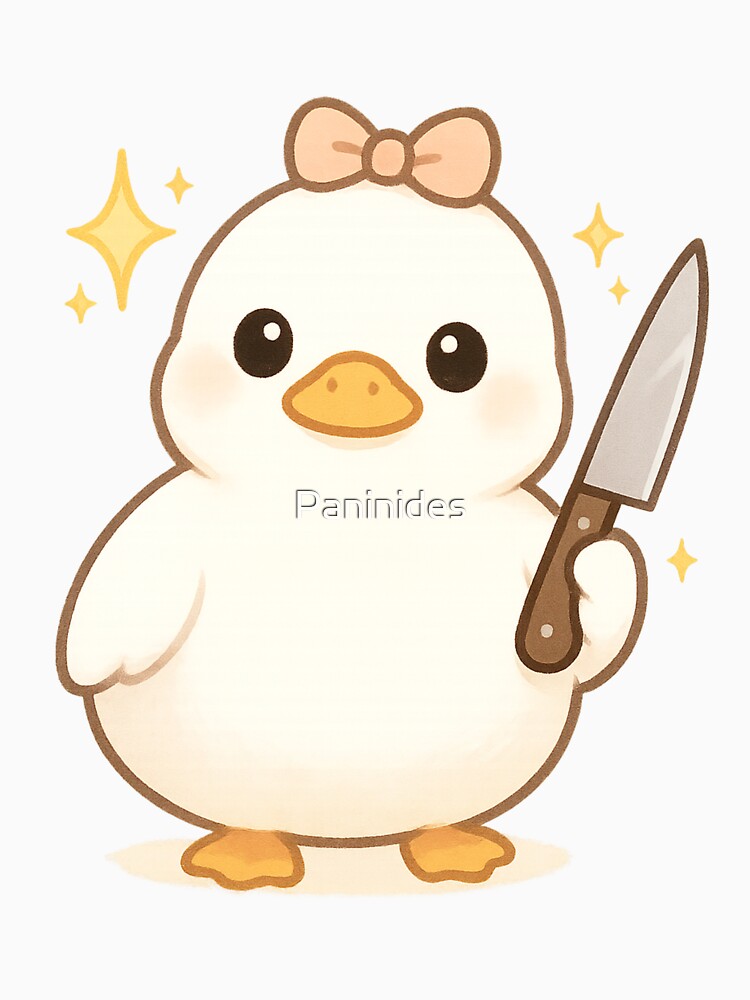 Duck With Knife (Still Friendly) by Paninides