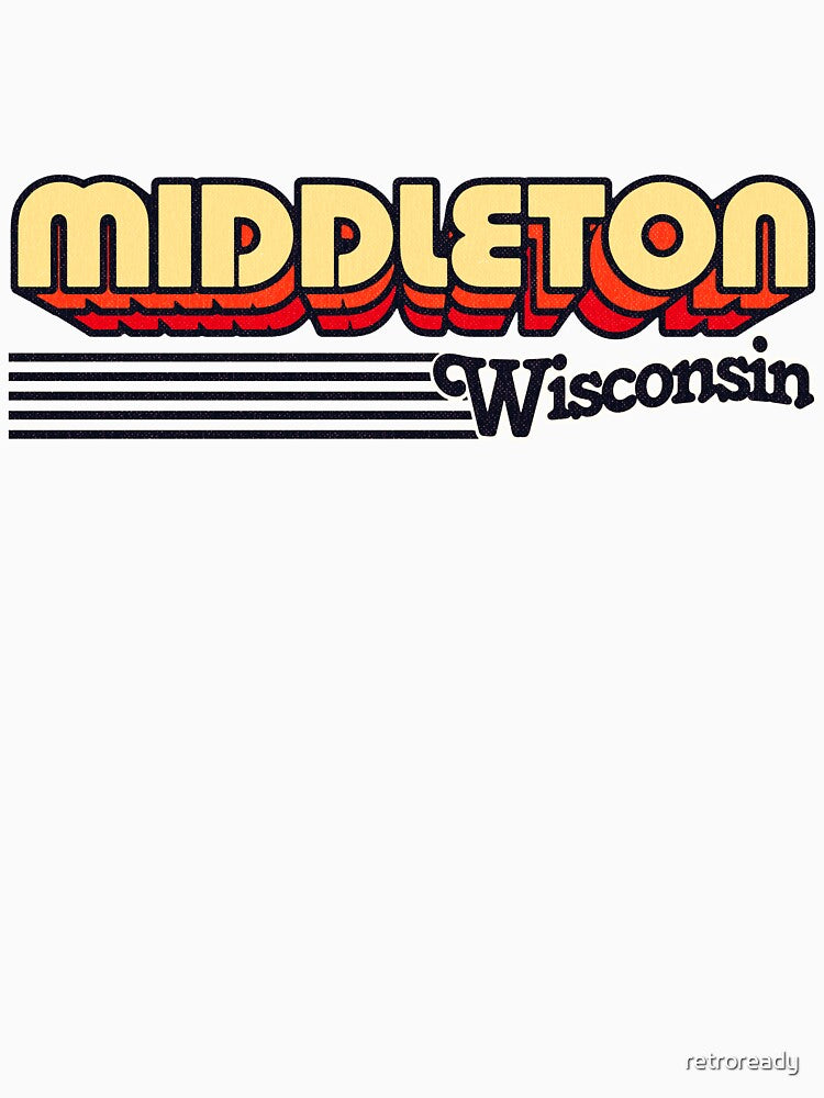 Middleton, Wisconsin | Retro Stripes by retroready