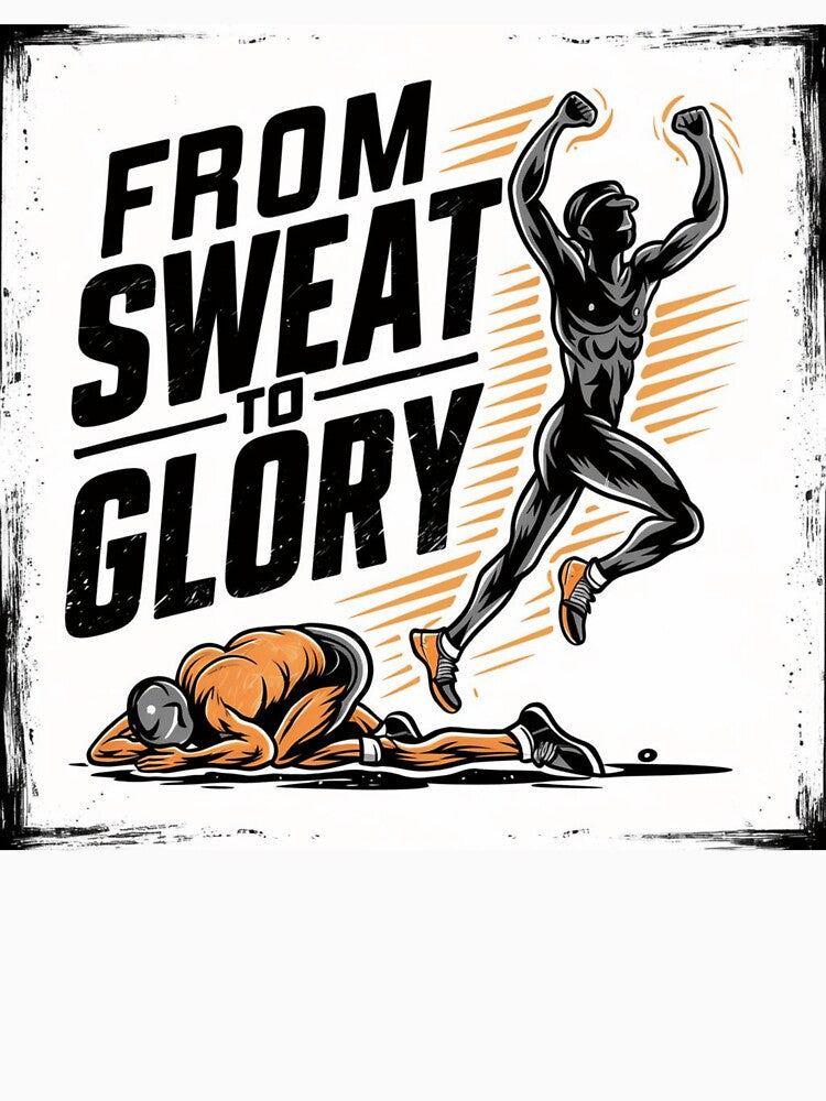 Motivational Fitness Design - From Sweat to Glory by Bmd4Fitness