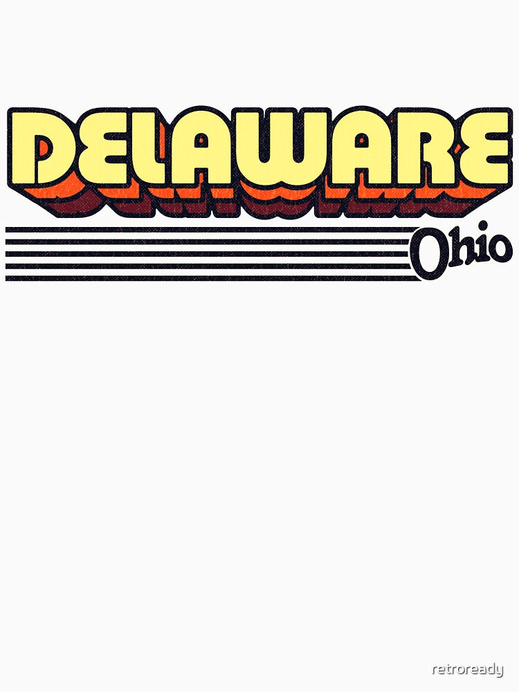 Delaware, Ohio | Retro Stripes by retroready