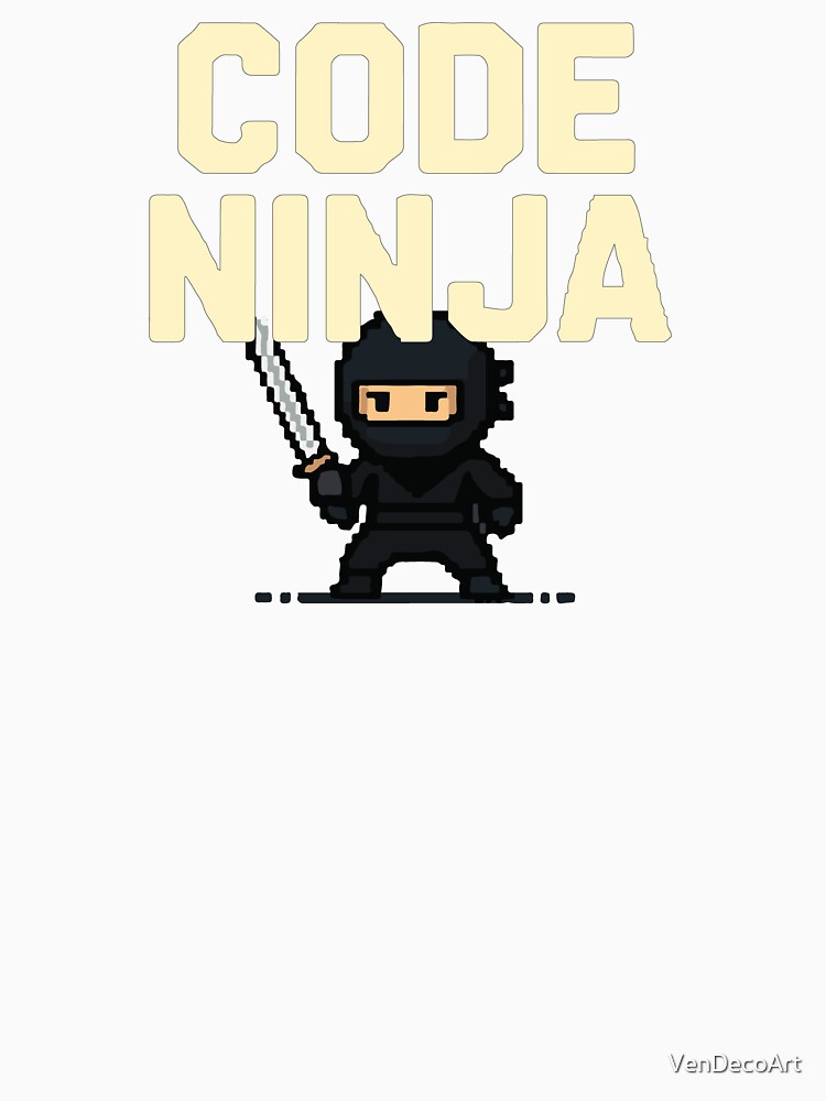 Code Ninja – Retro Pixel Design for Programmers & Game Devs by VenDecoArt