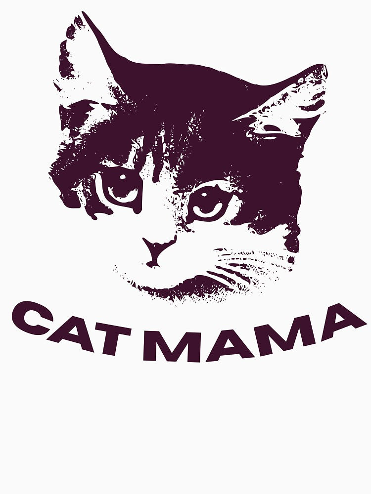 Cat Mama Funny Cat Lover Design – Cute Cat Mom Gift for Pet Lovers by kpwi_maduwanthi
