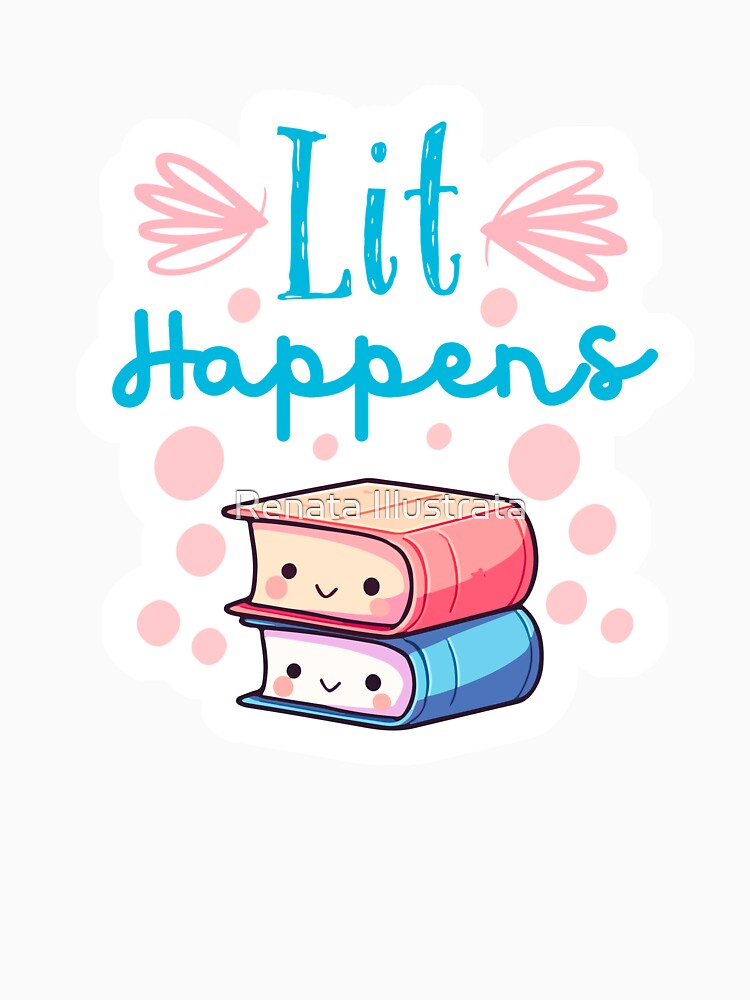 Lit Happens Books Cozy Reading by Renata Illustrata