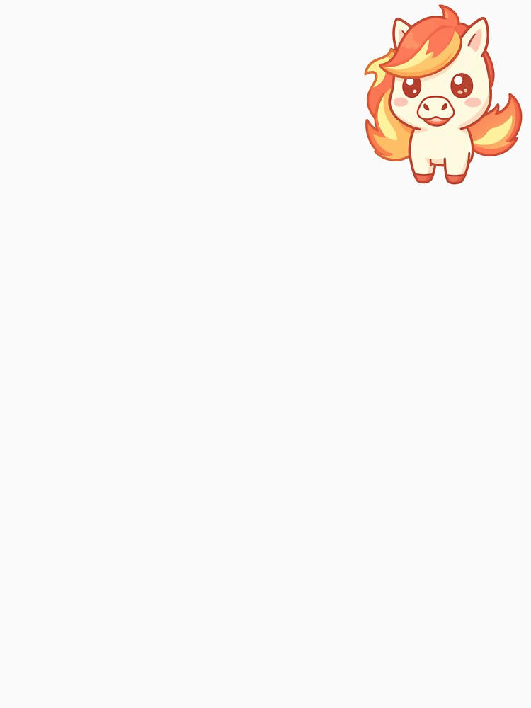 Adorable Fire Horse Chibi by The Chibi Stables @ Hot to Glow Art