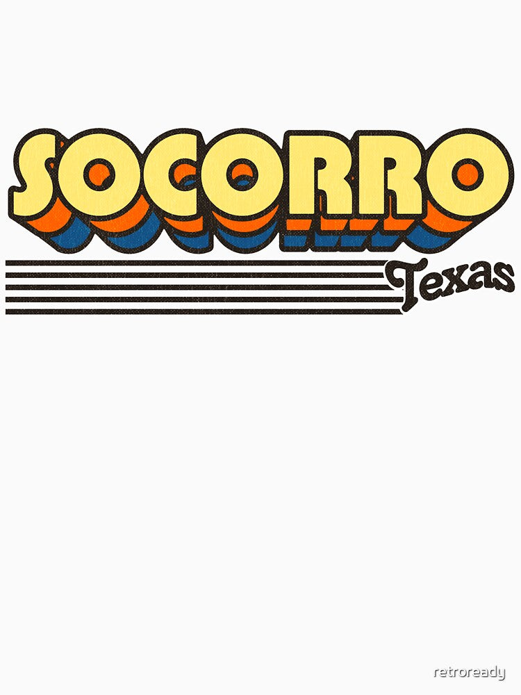 Socorro, Texas | Retro Stripes by retroready