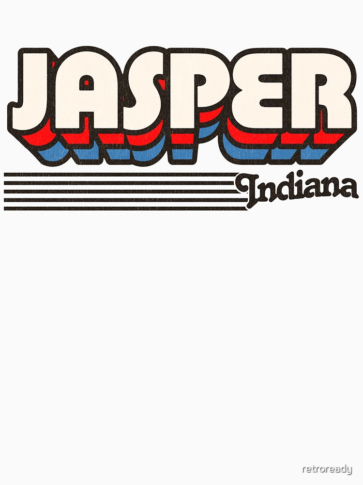 Jasper, Indiana | Retro Stripes by retroready