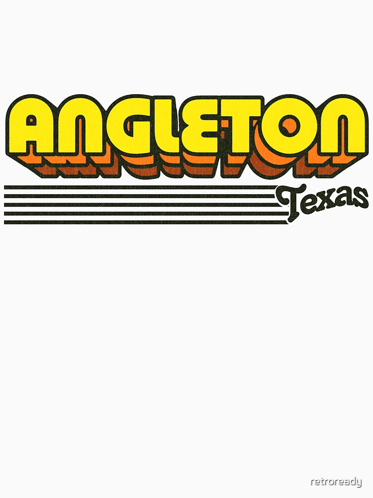 Angleton, Texas | Retro Stripes by retroready