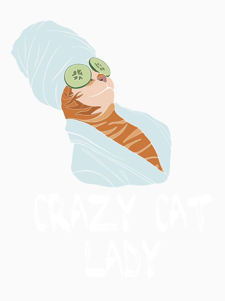 Show off your status as a proud cat mom with our personalized t-shirts. These ladies shirts designs feature the phrase "crazy cat lady" and are perfect for any cat enthusiast. by SERGEY OVCHARUK