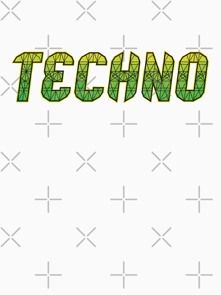 Techno music - green & yellow by sunsetgraphics