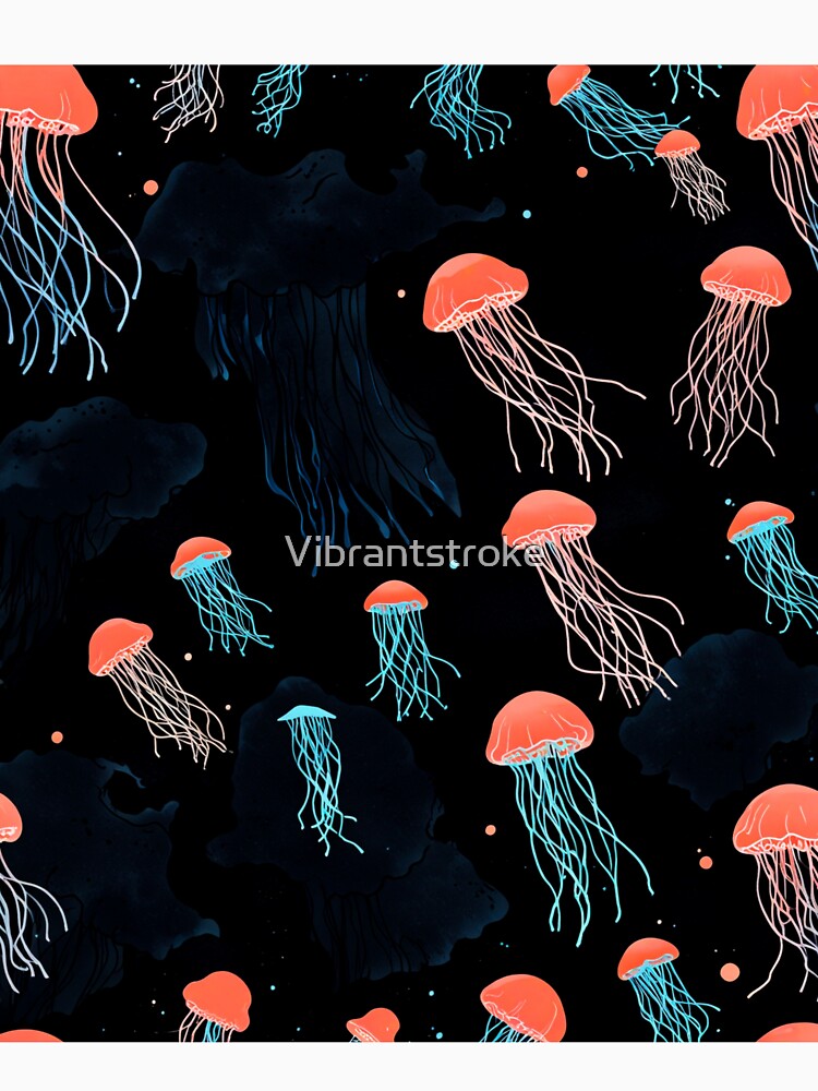 Jellyfish Dream: Deep Sea Wonder by Vibrantstroke