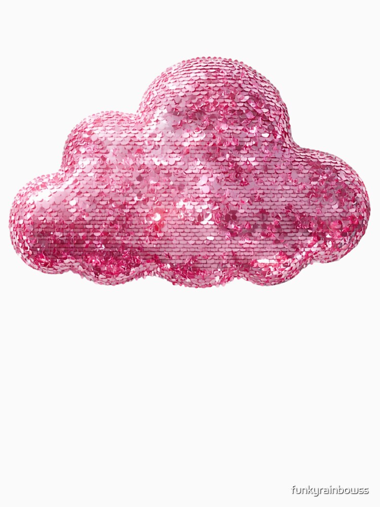 sequin pink cloud by funkyrainbowss