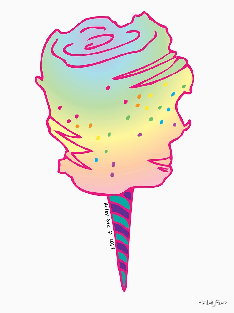 Rainbow Cotton Candy by HaleySez