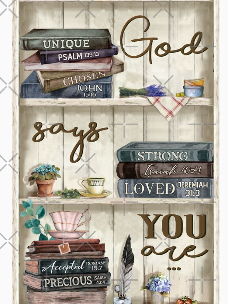 Books Librarian God says you are... by NanLeArt
