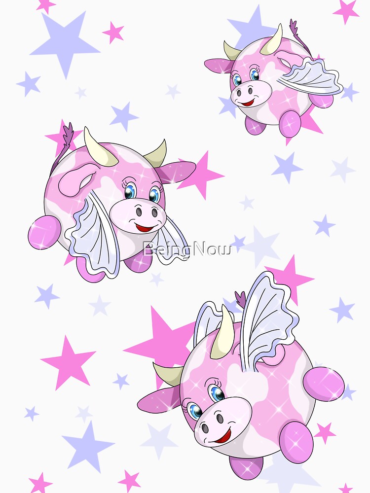 flying cartoon cow by BeingNow
