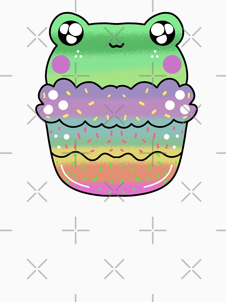 Cute kawaii frog chibi cake by Quacktails