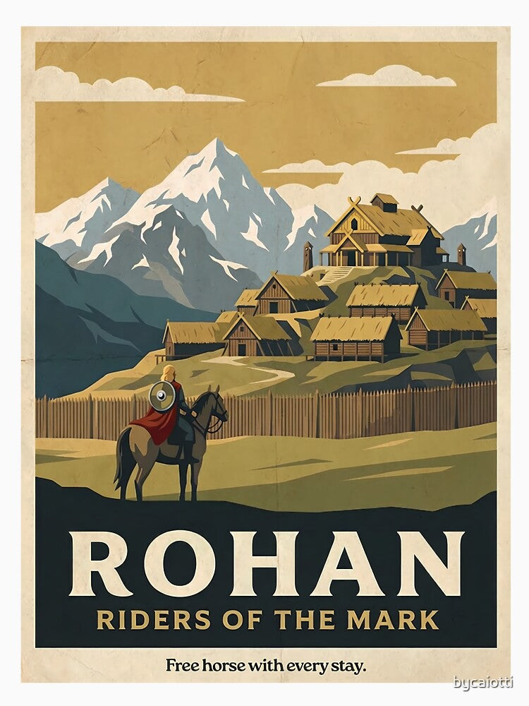 Rohan Travel Poster by bycaiotti